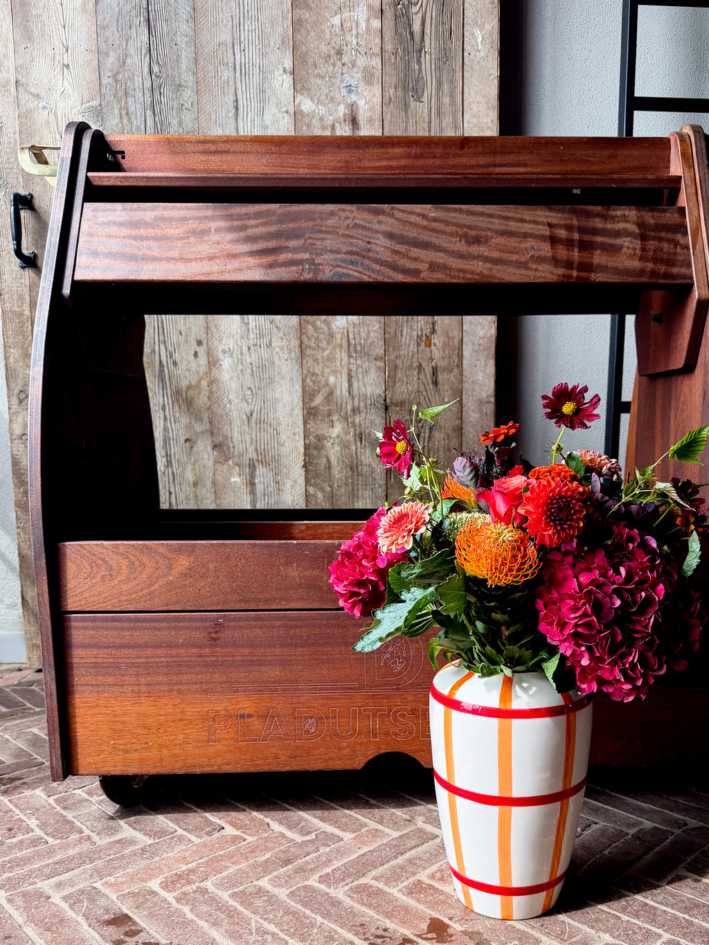 Funky Flower XL - Carreaux