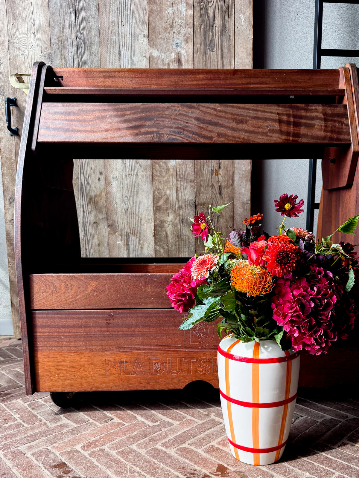 Funky Flower XL - Carreaux