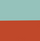 Dark Orange & Dark Turquoise Line